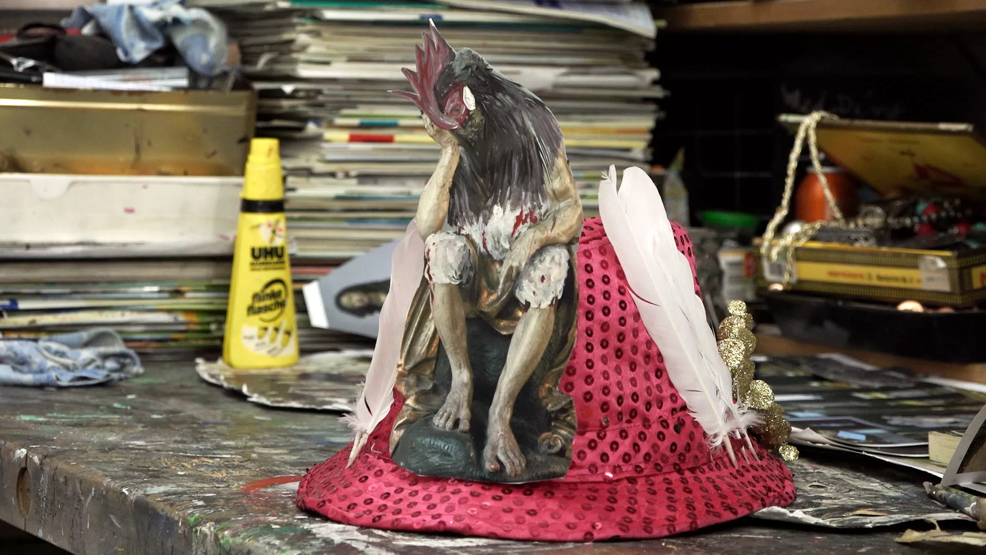 KUNST KOMMT AUS DEM SCHNABEL WIE ER GEWACHSEN IST