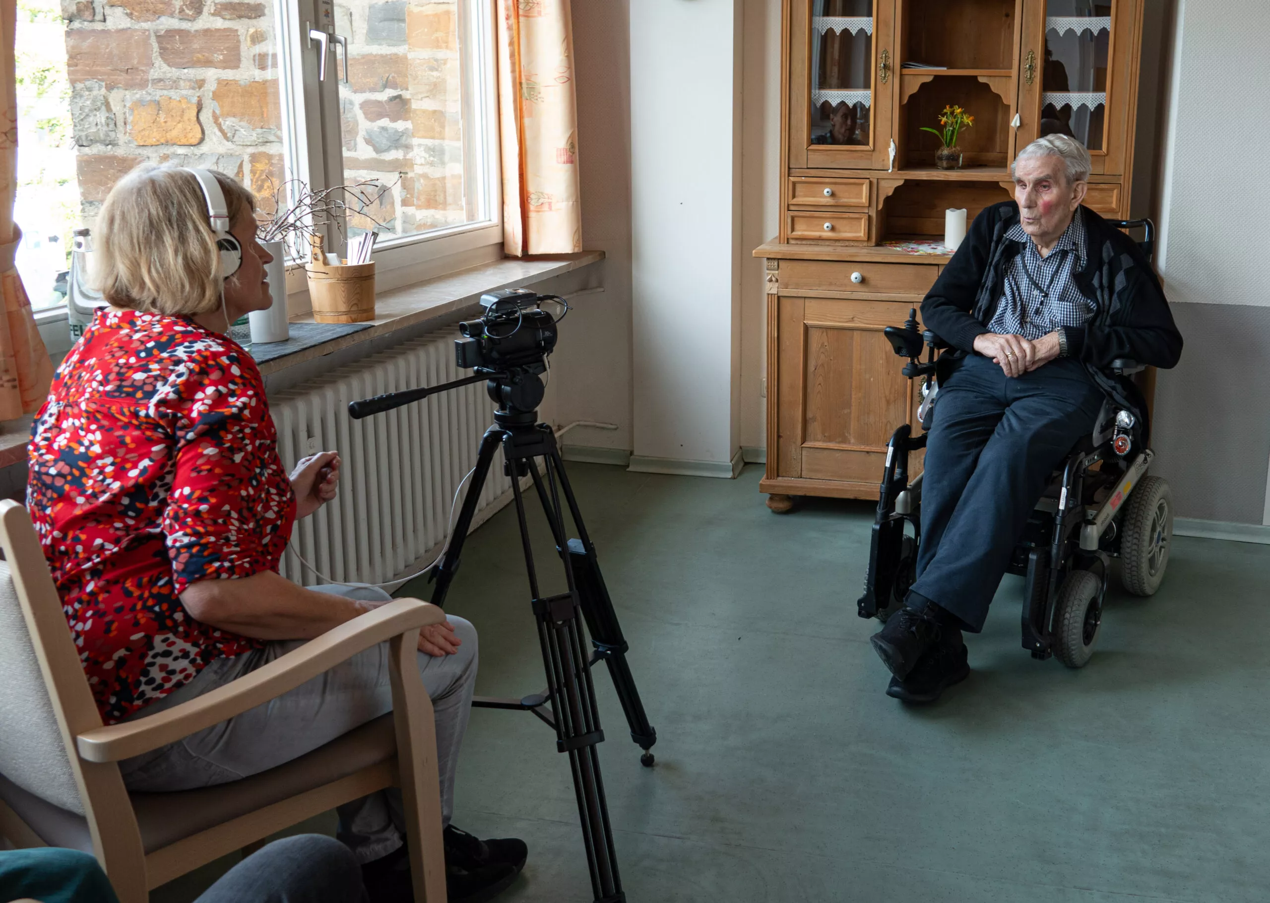 Video-Soundinstallationen „Land leben“